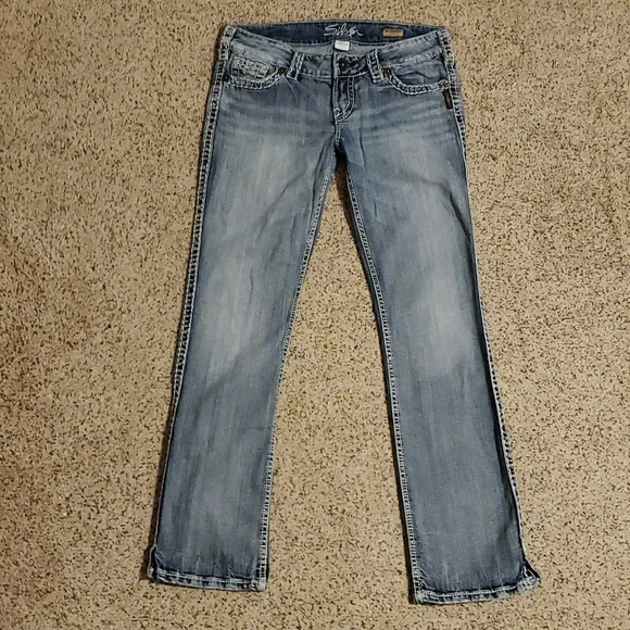 Silver Jeans Jeans Silver Mckenzie Slim Boot Cut White